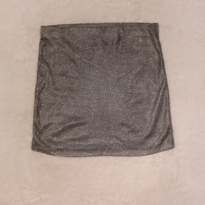 Shimmery Pencil Skirt